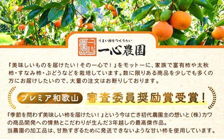 一心農園オリジナル　柿アイスの詰合せ