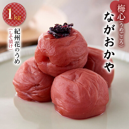 梅心（うめごころ）ながおかや 紀州花のうめ（しそ梅）１kg