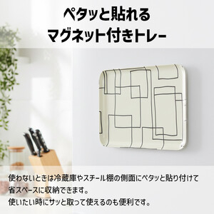 TATSU-CRAFT マグネットトレー SS 21.5cm ラビリンス すべり止め付き ［Tk1068］