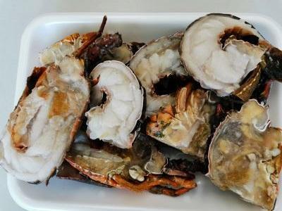 冷凍伊勢海老カット約1kg(サイズ不揃い)