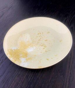 フラットプレート(D) 古代塗り金箔漆白［NF214］