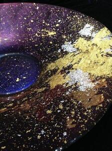 サラダボウル300　マジョ金箔ブルー ［NF198］