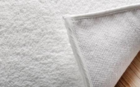 【ふるさと納税限定】思わず頬ずりしたくなるバスマット プレミアム45×60cm ホワイト・ベージュ2枚セット