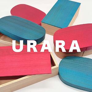 ［千草（青）］曲げわっぱ 弁当箱 紀州塗り 麗 URARA 国産 日田杉 被せ蓋 日本製［YS130］