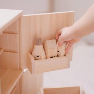 国産檜 おもちゃ IKONIH／アイコニー ままごと冷蔵庫