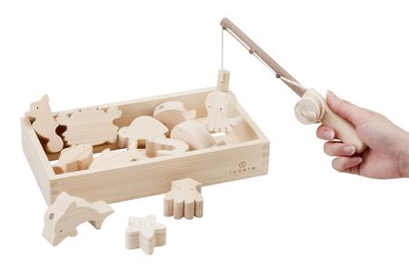 国産檜 おもちゃ IKONIH／アイコニー 魚釣りセット