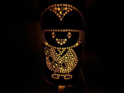 プレミア和歌山認定 高野町限定デザイン banboo light 高野町産の竹