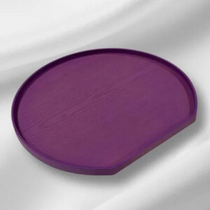 半月トレイ 紫色［NF75］