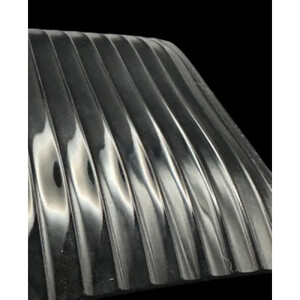 波スクエアプレート S 乱糸（マット仕上げ）漆黒［NF85］