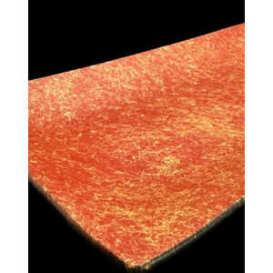 波レクタングルプレート  乱糸（マット仕上げ）本朱［NF101］