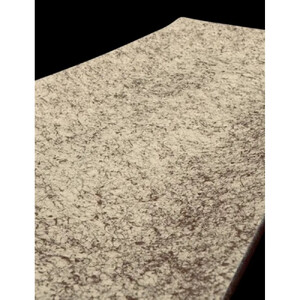 波レクタングルプレート  乱糸（マット仕上げ）漆白［NF104］