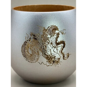 コーヒーカップ 銀龍（桐箱入り）［NF114］