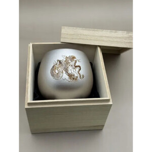 コーヒーカップ 銀龍（桐箱入り）［NF114］