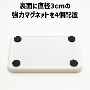 TATSU-CRAFT マグネットトレー SS 21.5cm トリノストライプ BK ブラック すべり止め付き ［Tk1055］