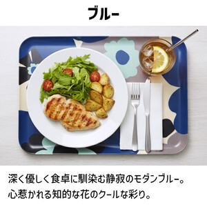 TATSU-CRAFT マグネットトレー SS 21.5cm フフラ RB ロイヤルブルー すべり止め付き ［Tk1058］