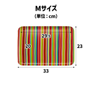 TATSU-CRAFT マグネットトレー M 33cm ミラノストライプ CP キャンディピンク すべり止め付き ［Tk1094］