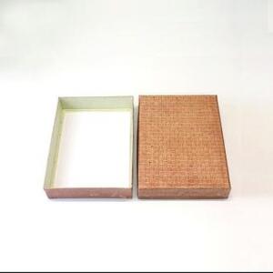 柿渋塗 四つ目箱 A4サイズ 赤布付【TN101】