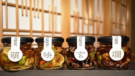 ナッツ・ドライフルーツの蜂蜜漬 峠プレミアム4種セット【萌】【映】【玄】【爛】 【SW59】