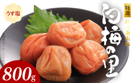 SF2000_特選紀州南高梅「白梅の里」うす塩味　800ｇ