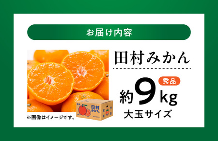 V7472_【2026年先行予約】田村みかん/9kg秀品【大玉サイズ】