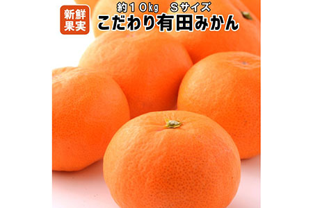 【こだわり】有田みかん 10kg(Sサイズ指定)【紀州グルメ市場】◆◆◆