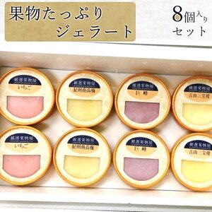 AV6002n_果物たっぷり ジェラート 8個 セット【デザート スイーツ ギフト セット シャーベット】
