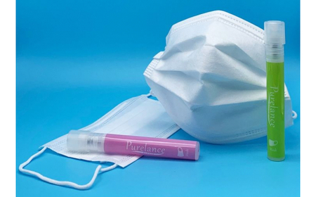 ピュアランス　マスク爽快ミスト　9mL　4本セット ≪ウイルス スプレー エタノール 70％ 携帯 感染対策≫ 【kie901-9ml-4】