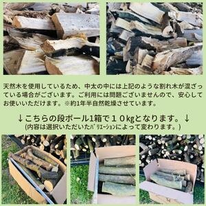 薪 キャンプ用 有田 雑木の 薪10kg(中太のみ)