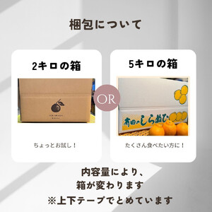 【ふるさと納税】【先行予約】 不知火 2kg 訳あり サイズ混合 柑橘 フルーツ  産地直送 お取り寄せ 送料無料