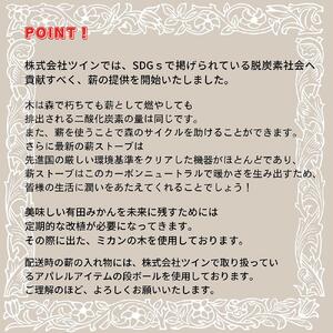 薪 キャンプ用 有田みかんの薪10kg(中太のみ)