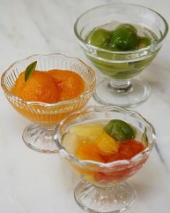 コンポート(ハーフ)果実の宝石箱