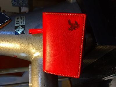 【職人手縫い】和歌山日本鹿革名刺入れ 深森(緑色)