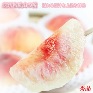 秀品 紀州和歌山産の桃 3玉 化粧箱入 ｜ 桃