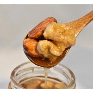 ナッツの蜂蜜漬【峠の恵】　熊野古道　峠の蜂蜜×ナッツ(日高町)【1221106】