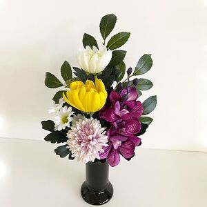 高品質アーティフィシャルフラワー仏花(1対)【1227022】