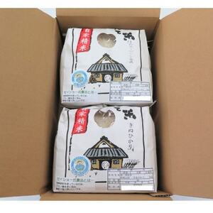 ★令和6年産新米先行受付★きぬひかり 2kg ＆ ミルキープリンセス 2kg　人気品種食べ比べセット【1437624】