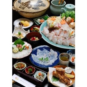 本場で味わう贅沢なひととき「紀州日高のクエ」の宿 クエフルコース付ペア宿泊券【1441621】