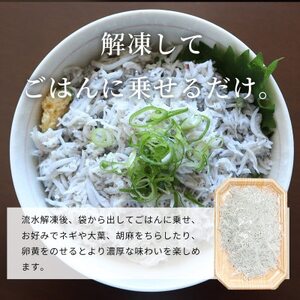 紀州和歌山湯浅産 釜揚げしらす 500g【配送不可地域：離島】【1465681】