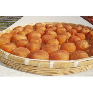 アンポ干し柿用平核無(ヒラタネナシ)生渋柿AP-約4.5-5kg　約22～35果実【1293226】