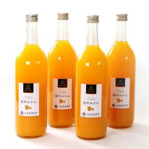 無添加みかんジュース720ml×4本【配送不可地域:離島・北海道・沖縄県】【1608104】