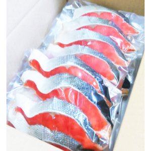 和歌山魚鶴仕込の天然紅サケ切身約1kg【配送不可地域：離島】【1216739】