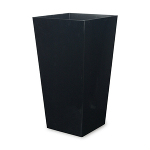 蒔絵調 ダストボックス L角 9.5L 金雲ブラック タツクラフト 【Tk151】【ttcf030】