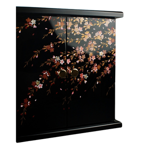 タツクラフト 紀州塗り ミニ仏壇 雅 小 しだれ桜 【Tk166】【ttcf038】