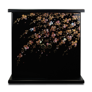 タツクラフト 紀州塗り ミニ仏壇 雅 大 しだれ桜 【Tk168】【ttcf040】