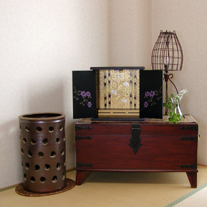 タツクラフト 紀州塗り ミニ仏壇 小 鉄仙 【Tk239】【ttcf064】