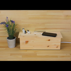 タツクラフト ひのき張り ケーブルBOX L 【Tk278】【ttcf088】