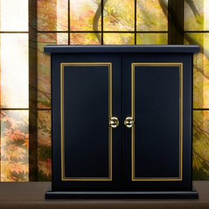 タツクラフト 紀州塗り ミニ仏壇 大 鉄黒 【Tk281】【ttcf091】