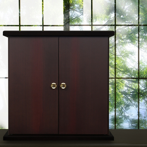 タツクラフト 紀州塗り ミニ仏壇 大 黒柿 木目 【Tk283】【ttcf093】