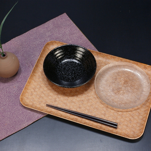 タツクラフト 友禅和紙トレー M 33cm 2枚セット 麻の葉 【Tk307】【ttcf116】