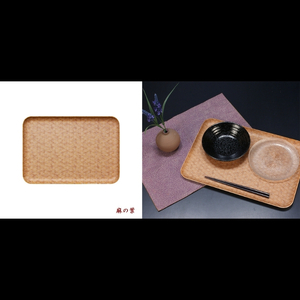 タツクラフト 友禅和紙トレー M 33cm 2枚セット 麻の葉 【Tk307】【ttcf116】